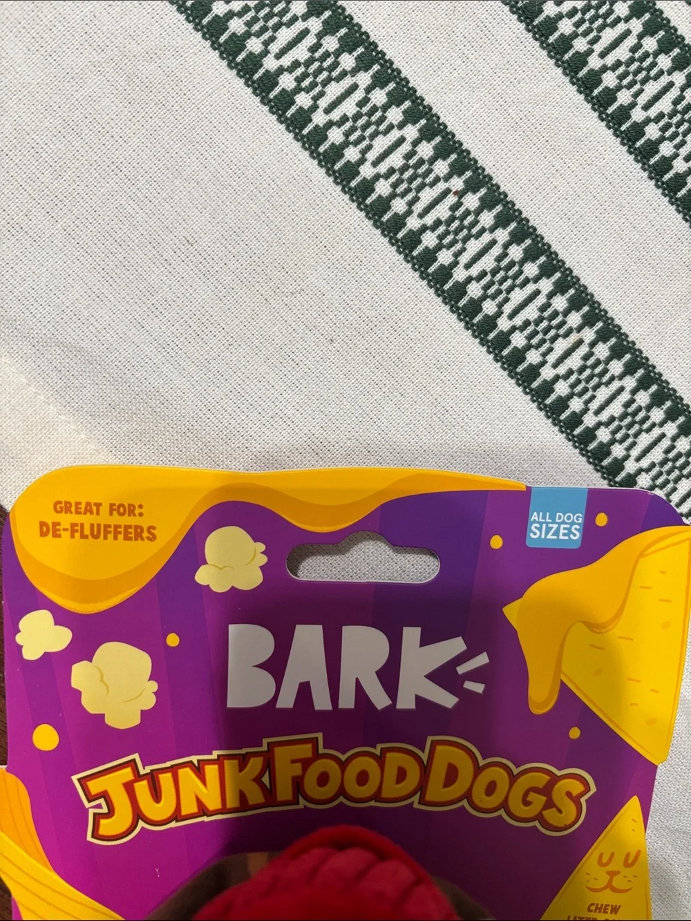 NWT Bark XL Corgi Cola Toy